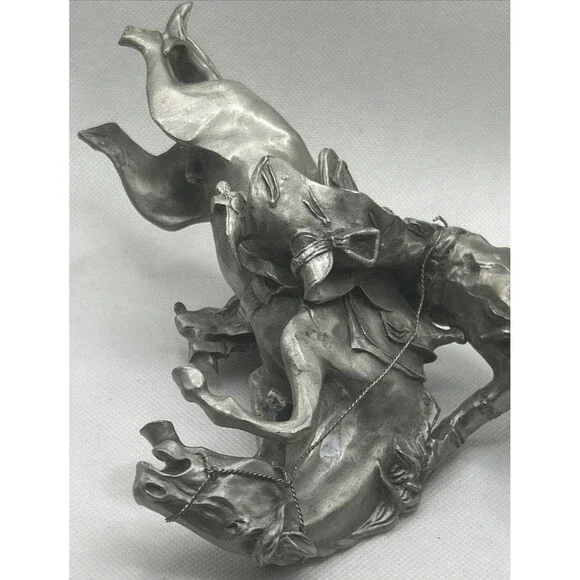 1983 CHILMARK ? Cheyenne inspired by Fredric Remington ? As Is No stand No Base - Picture 6 of 9